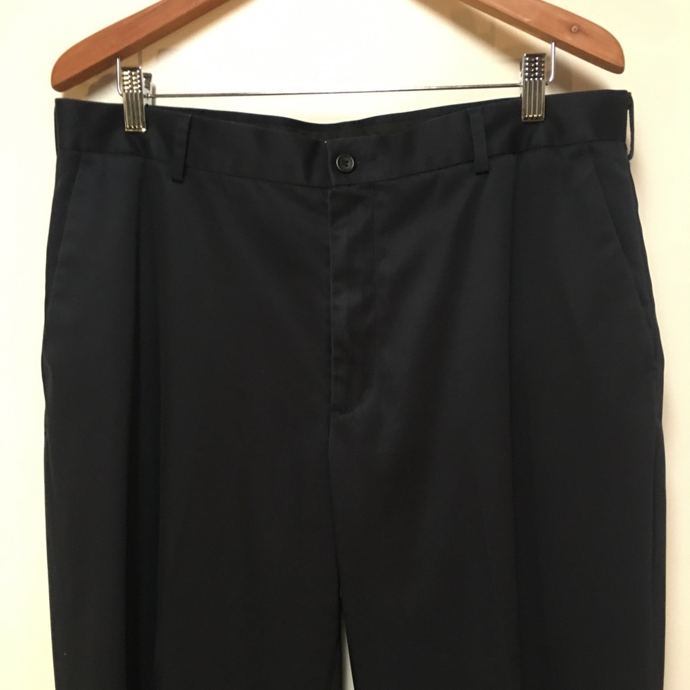 Dockers Collection Pants Mens 36x32 Blue Flat Front Relaxed Fit 207710118 Office - Picture 2 of 16